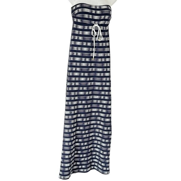 Heidi Klein Carolina Bandeau Maxi Dress Strapless with Empire Waist  Size Medium - Picture 2 of 9